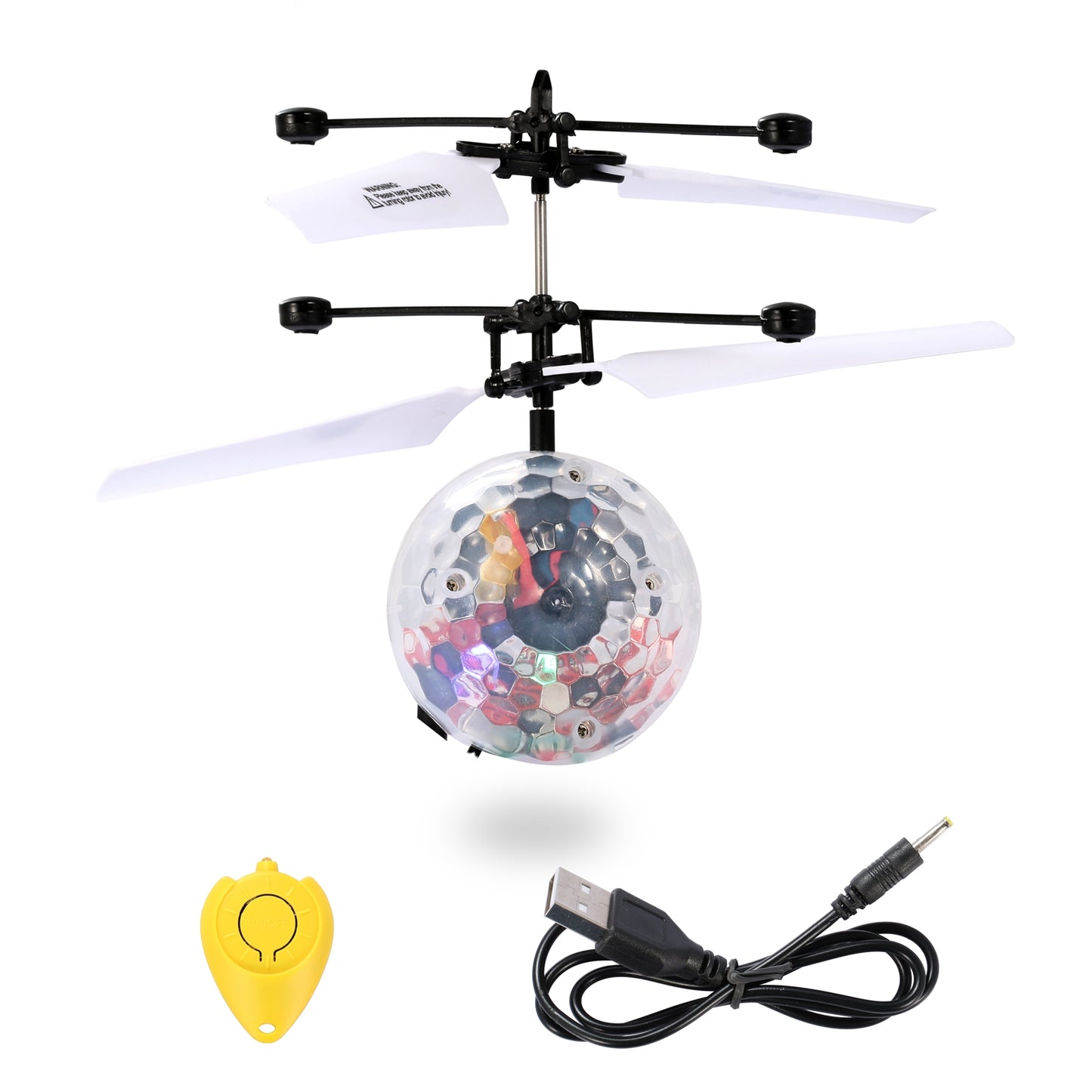 Flying Ball Toy with LED Lights & Hand Control