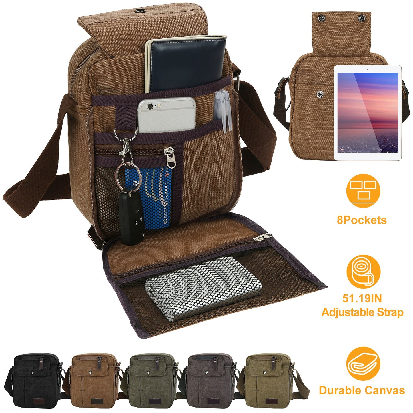 Unisex Crossbody Bags Shoulder Bag