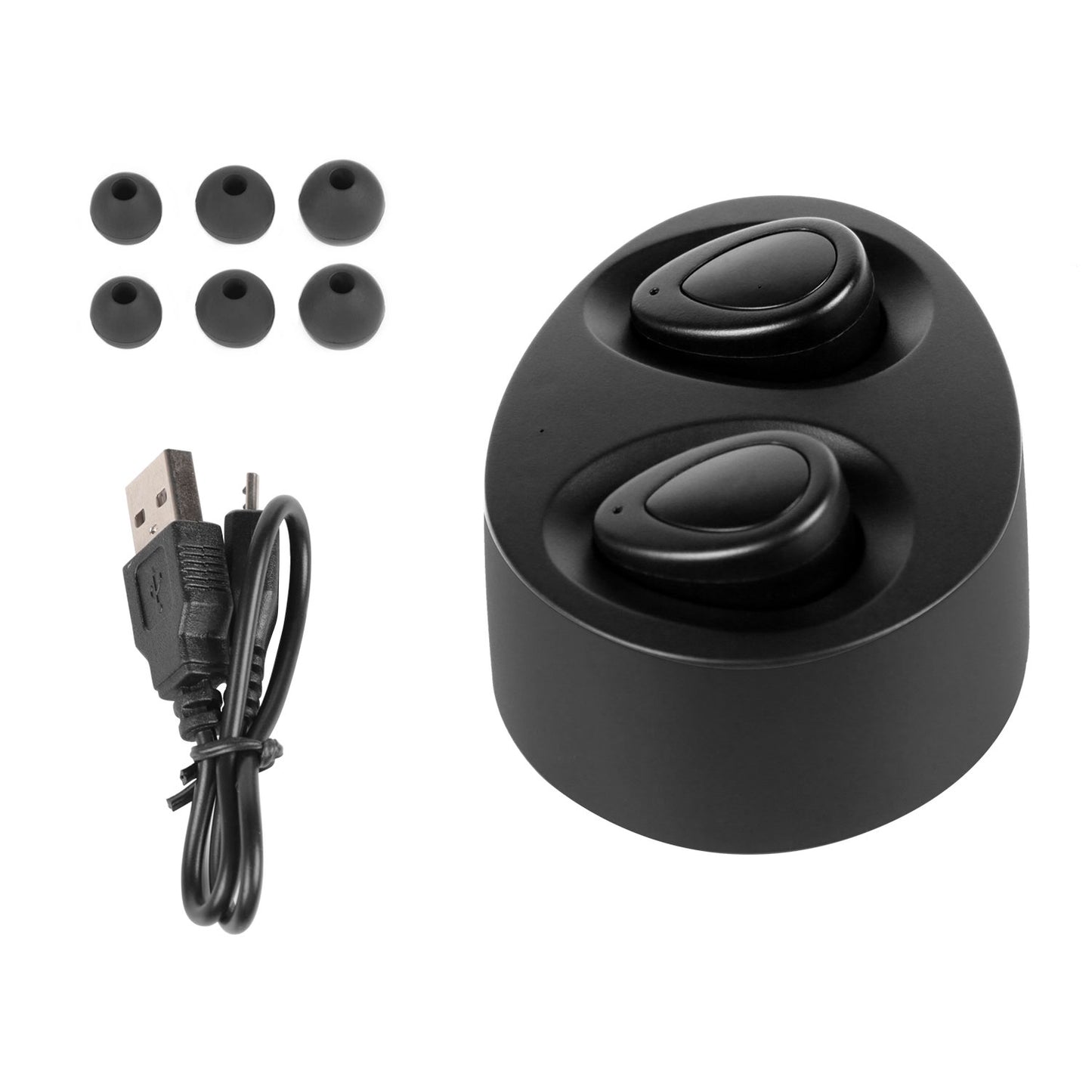 True Wireless Stereo Earbuds with Charging Dock