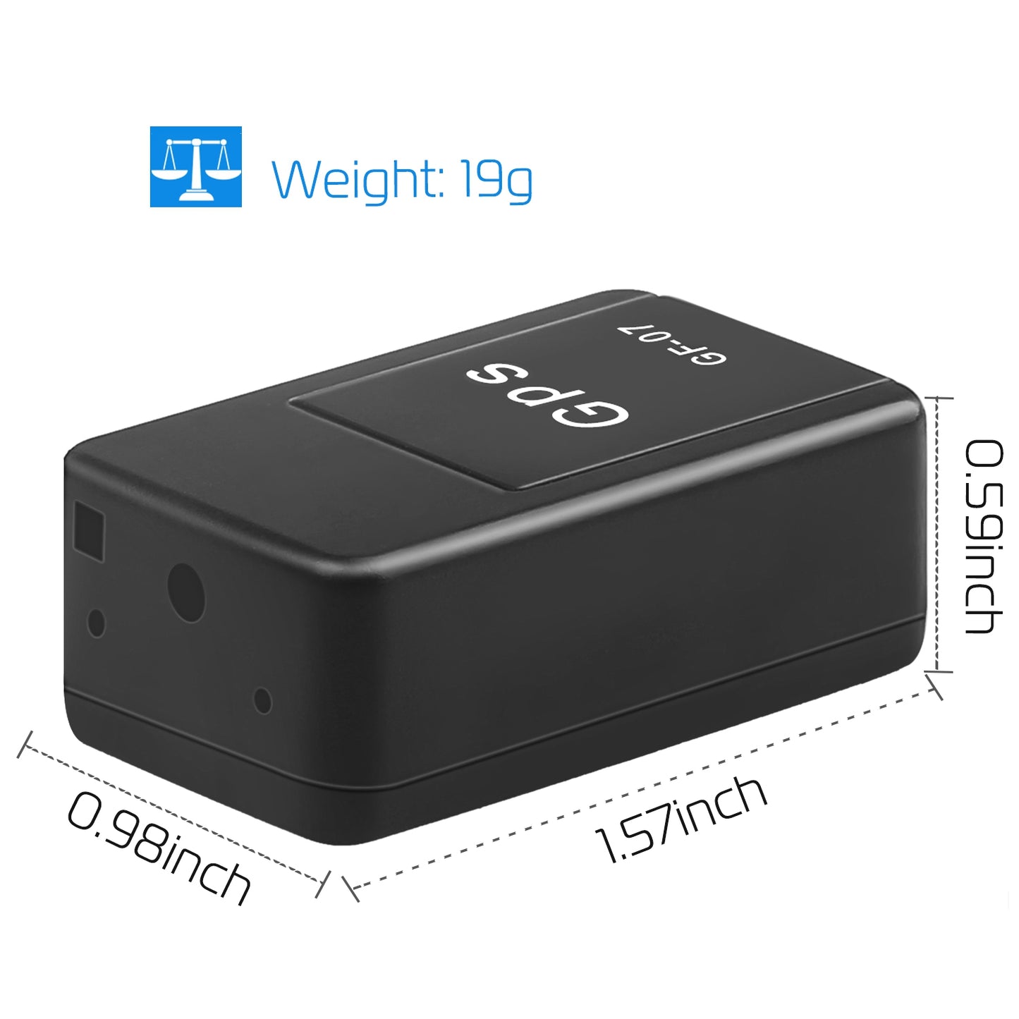 GPS Tracker with Magnetic Mount for Vehicles and Pets