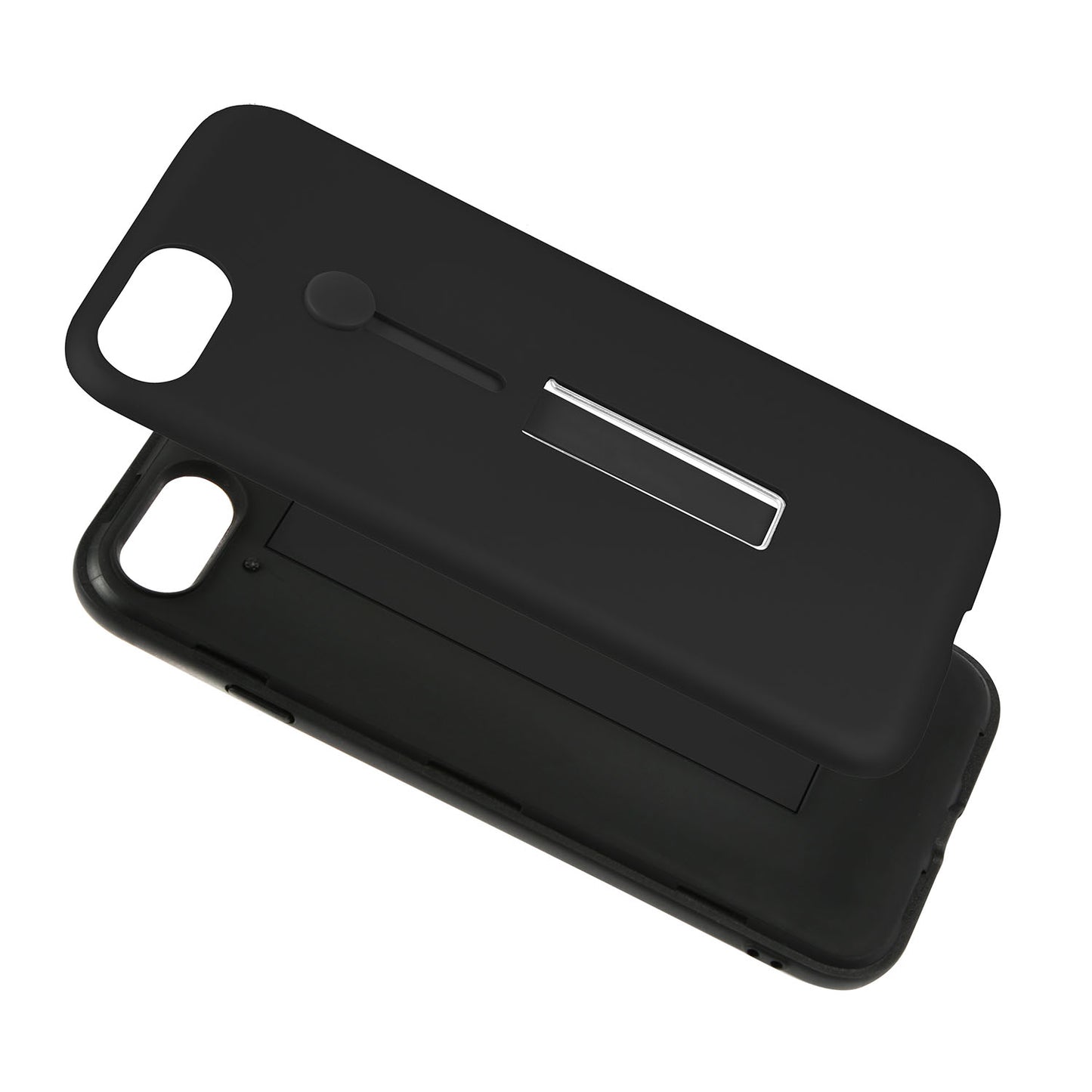 iPhone 8 Case with Finger Strap and Kickstand