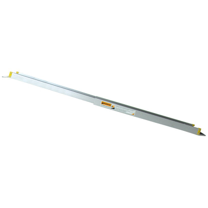Adjustable Aluminum Wheelchair Ramp 7' Telescoping Non-Skid