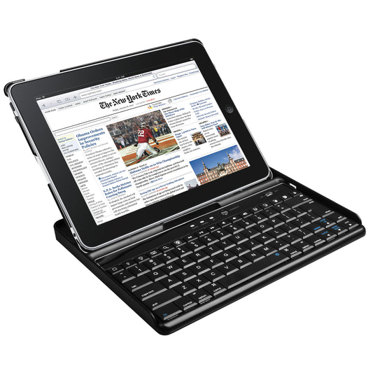 Wireless Keyboard Case for iPad 2 with Adjustable Stand