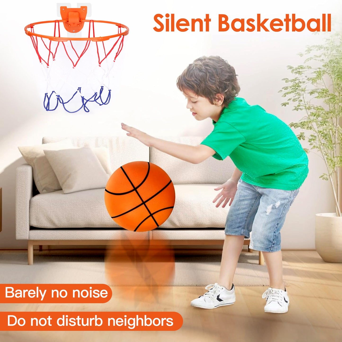 Silent Foam Basketball for Indoor Training