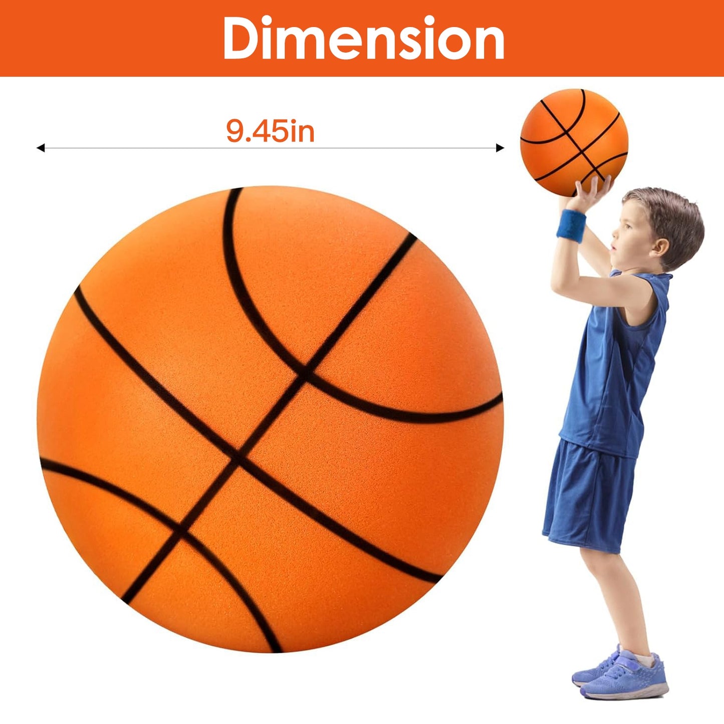 Silent Foam Basketball for Indoor Training