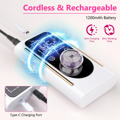 Electric Nail Drill Kit 45000 RPM with 11 Bits & LED Display