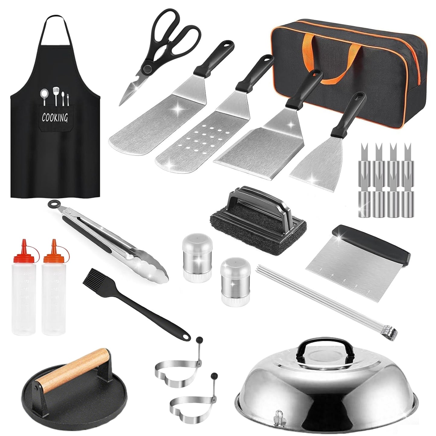 31-Piece Griddle Accessories Kit with Storage Bag