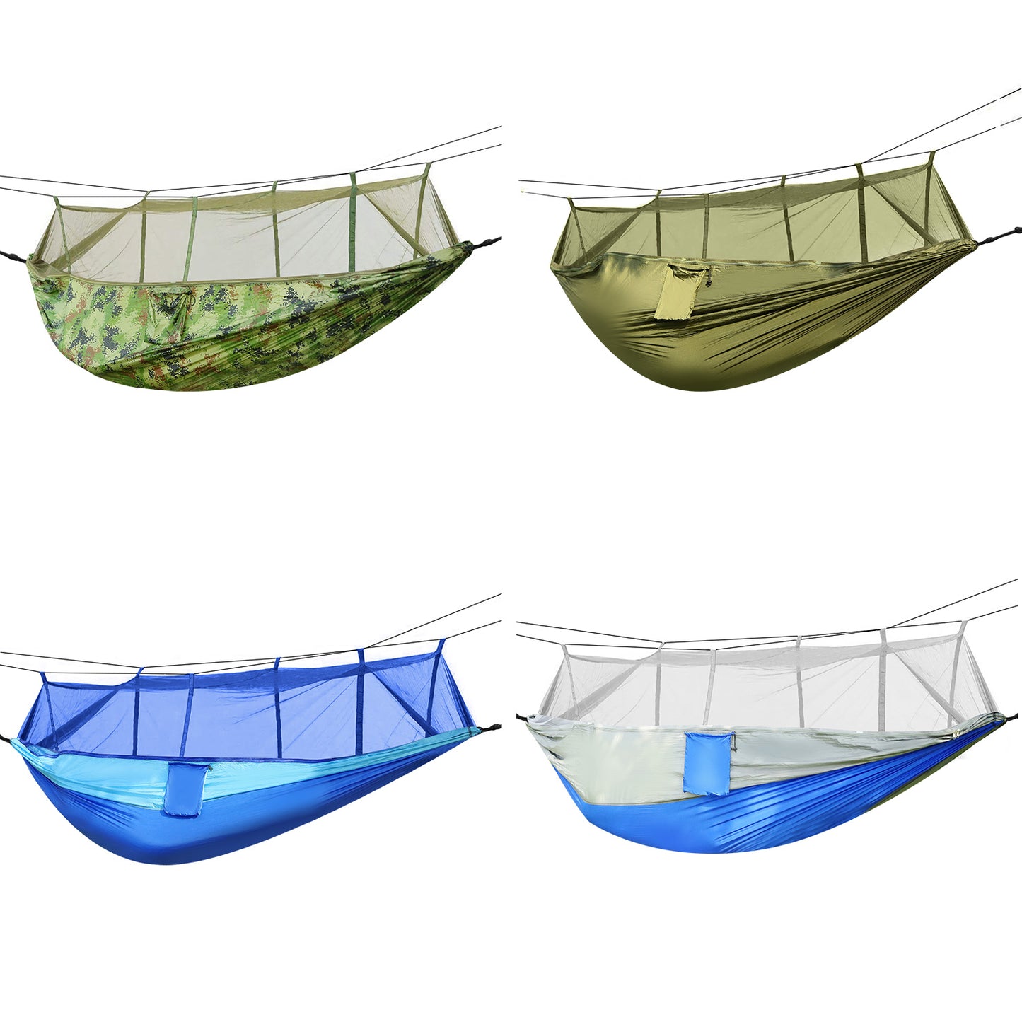 Camping Hammock with Mosquito Net - 600lb Capacity for 2 People