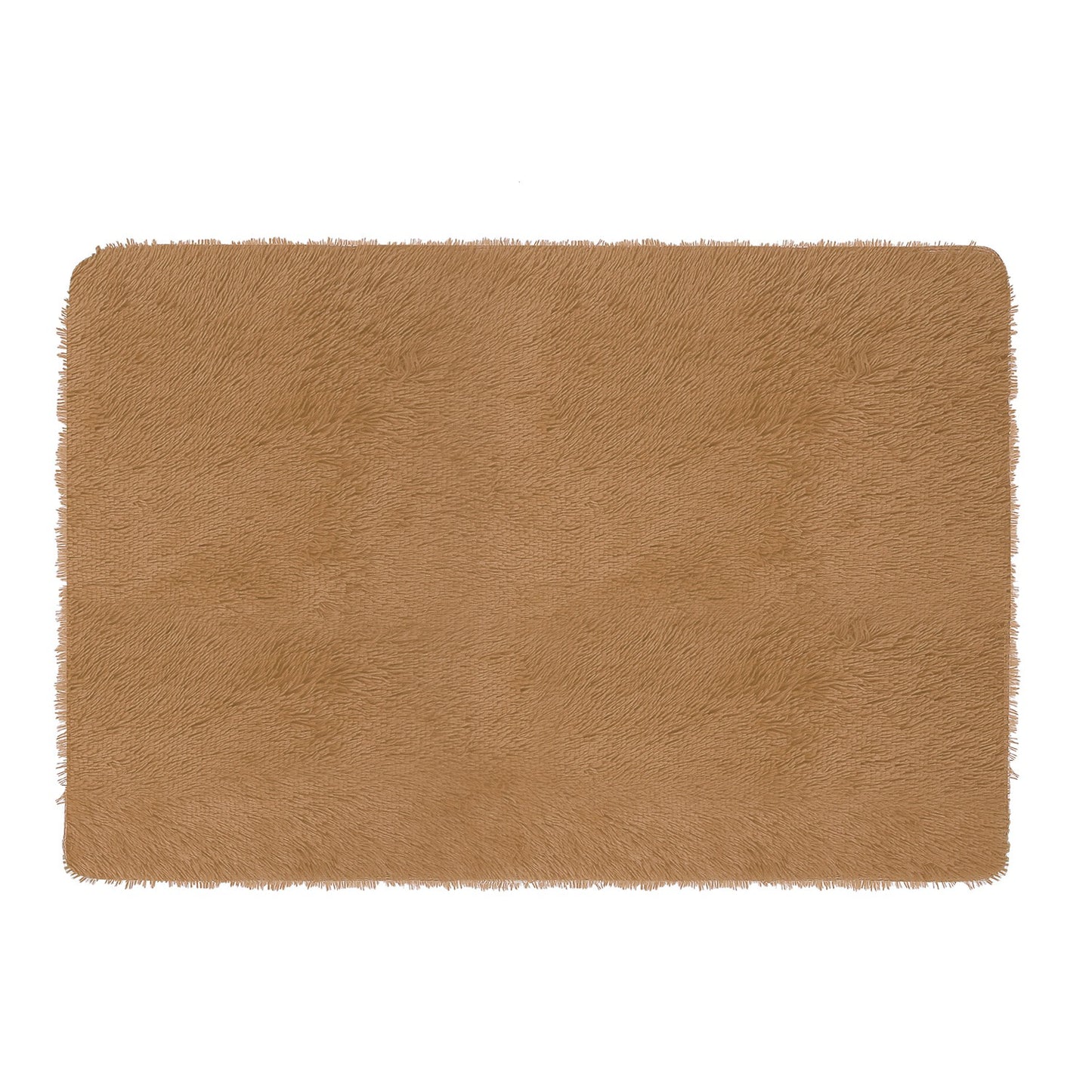 Shaggy Area Rug 4' x 2.6' Anti-Slip Soft Polyester Floor Mat