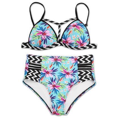 Bikini Sets Two Pieces High-Waist Swimwear