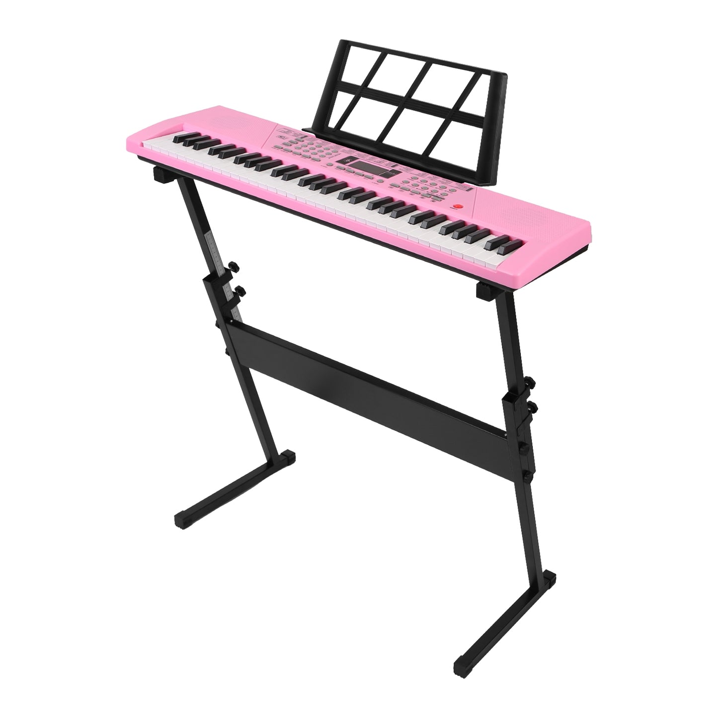 61-Key Digital Music Keyboard with Microphone & Stand