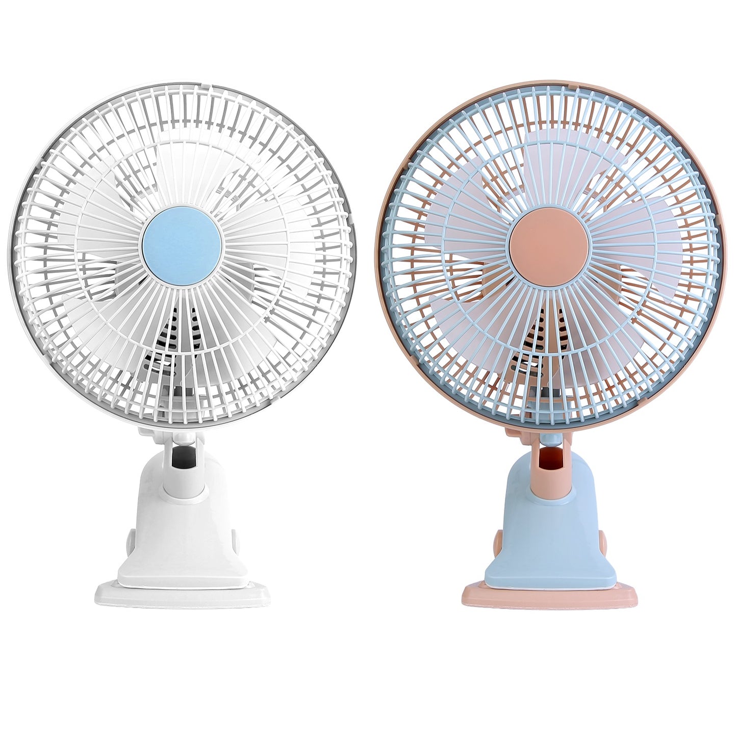 8.66" Clip-On Fan with 90° Oscillation & 2 Speed Settings