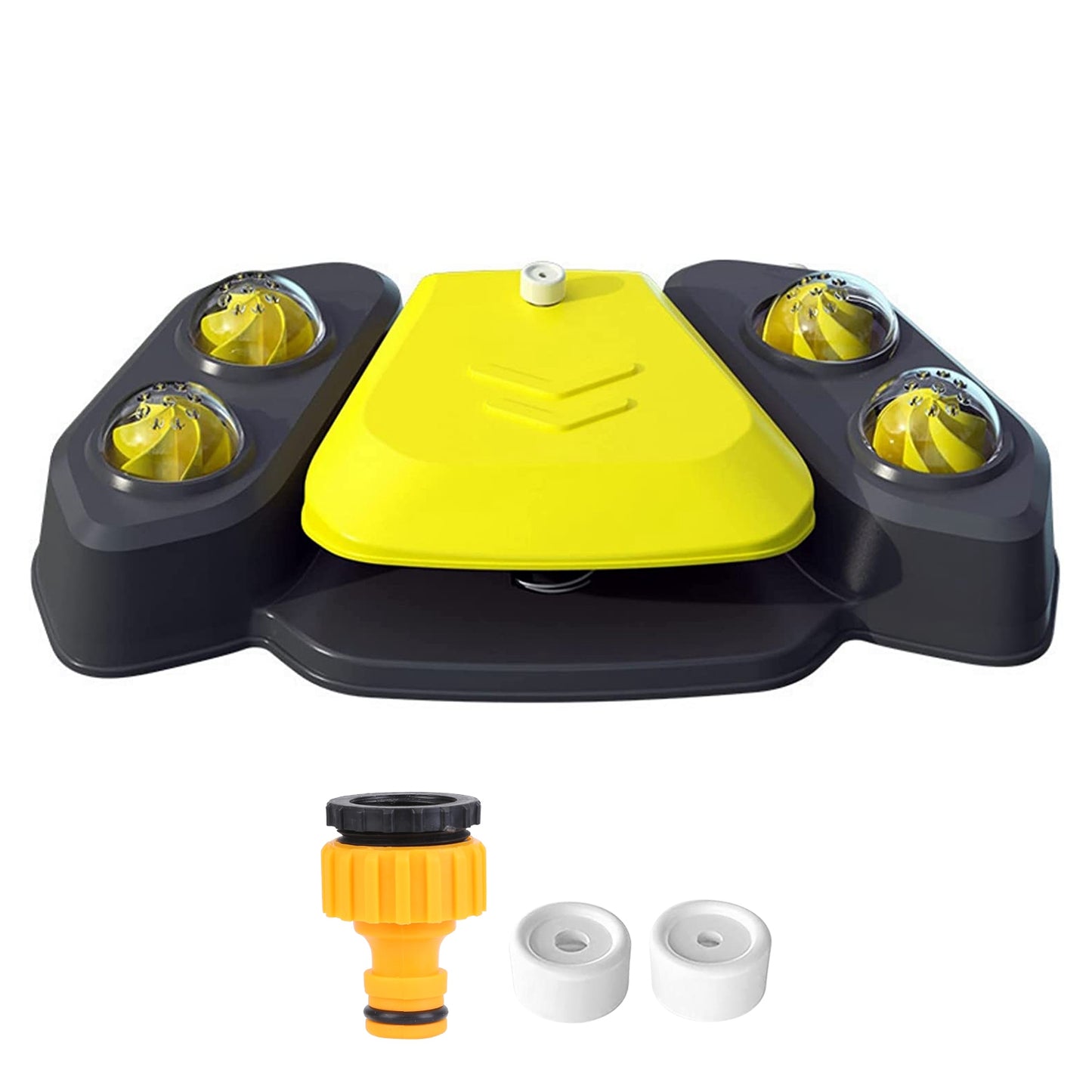Step-On Dog Water Fountain with Sprinkler & Shower Balls