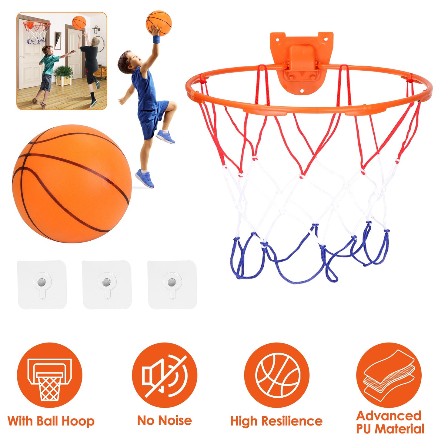 Silent Foam Basketball for Indoor Training