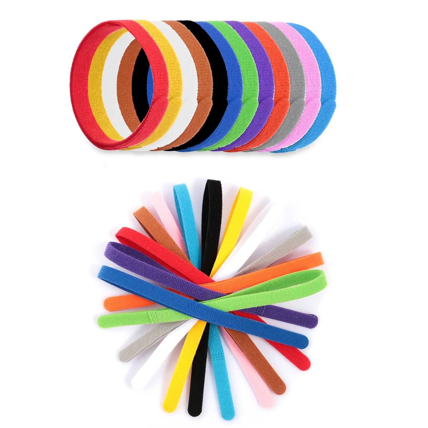 Whelping Puppy ID Collars 12-Pack Adjustable Identification Bands