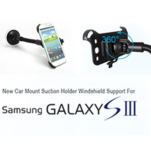 Windshield Suction Cup Mount for Samsung Galaxy S3