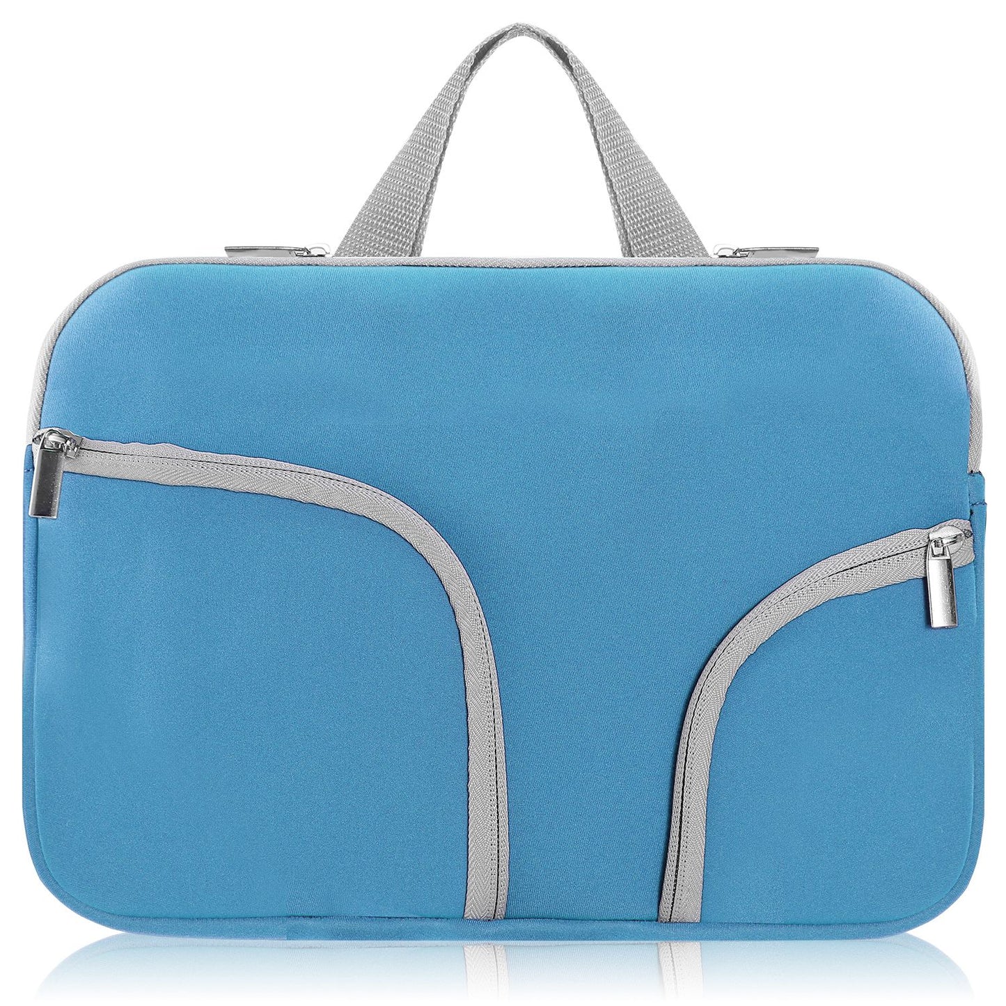 Laptop Sleeve Bag with Front Pockets - Neoprene Protection