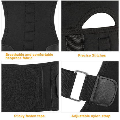 Magnetic Posture Corrector Back Brace with Lumbar Support