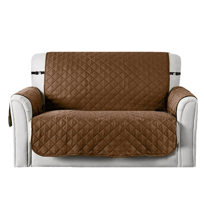 Reversible Sofa Cover with Elastic Straps - Water-Resistant