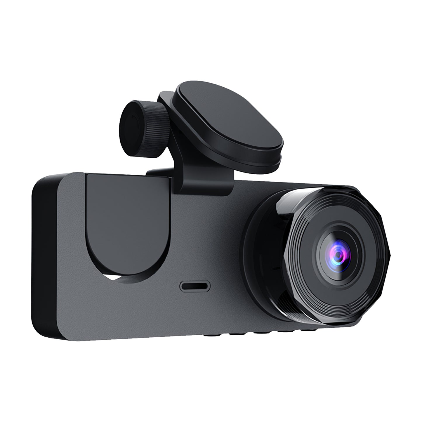 3-Channel Dash Cam with Front, Inside & Rear Cameras