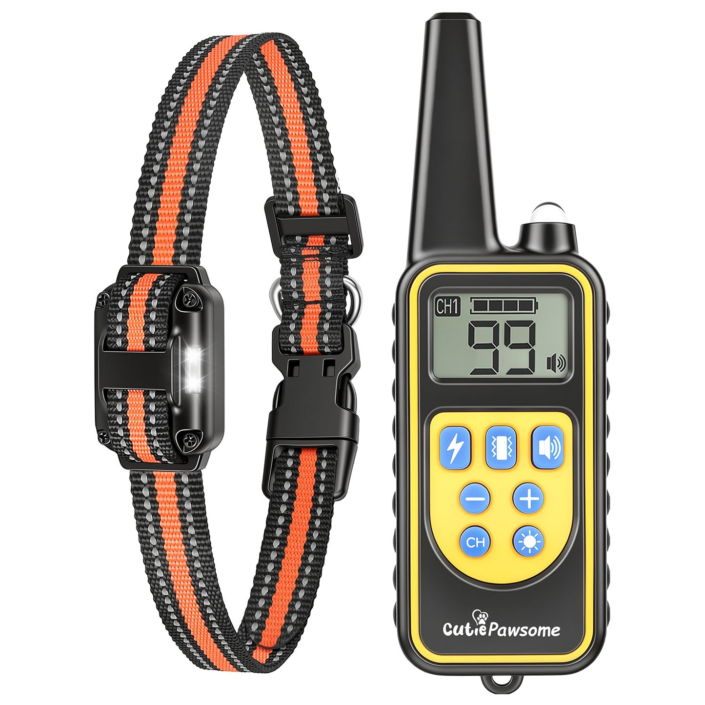 Dog Training Collar Receiver with Adjustable Belt IP67 Waterproof