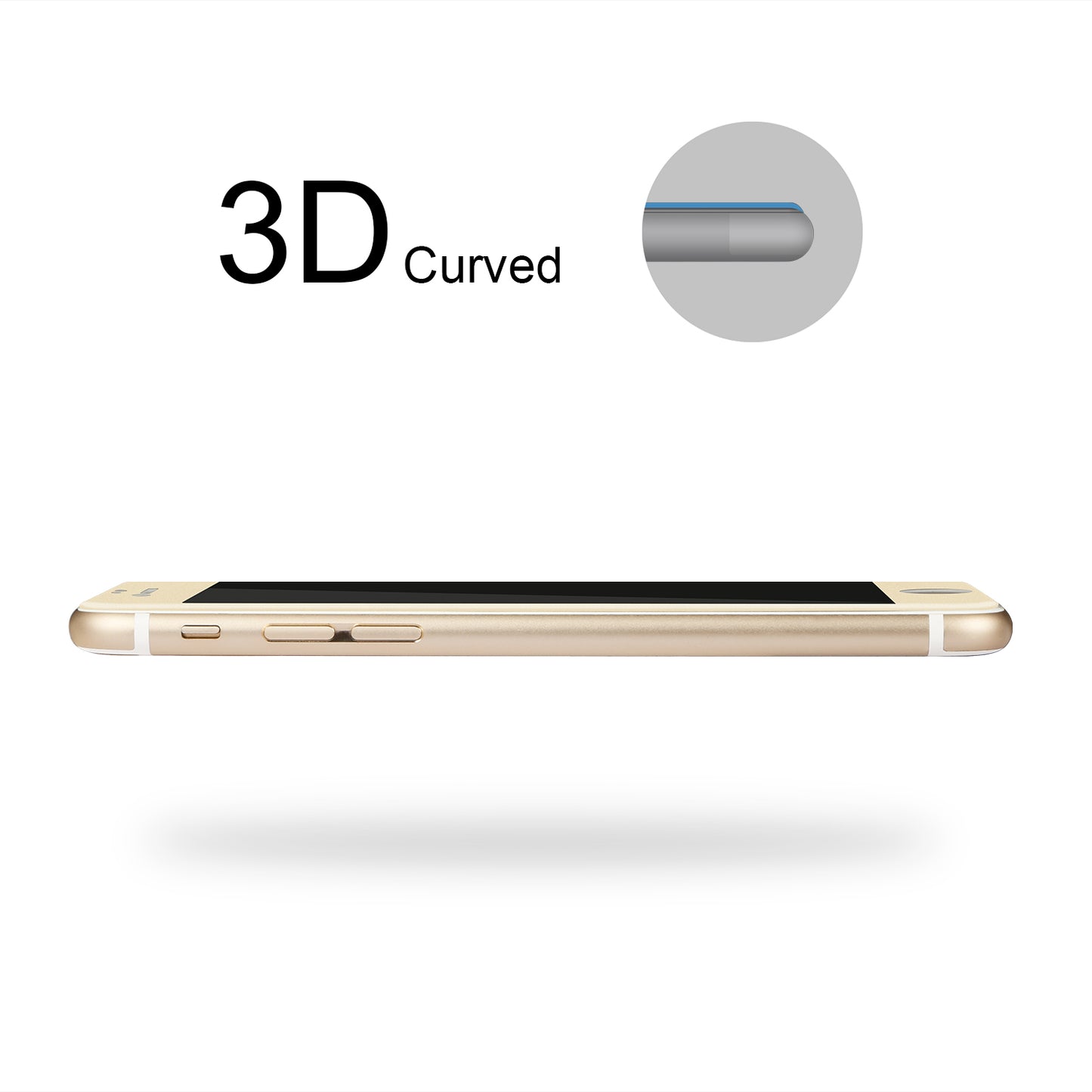 iPhone 6 Plus Tempered Glass Screen Protector 3D Edge