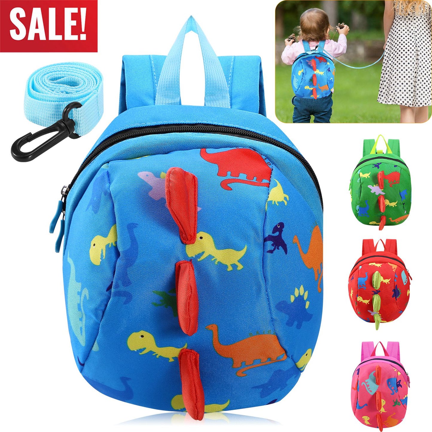 Toddler Safety Harness Backpack with Anti-Lost Leash