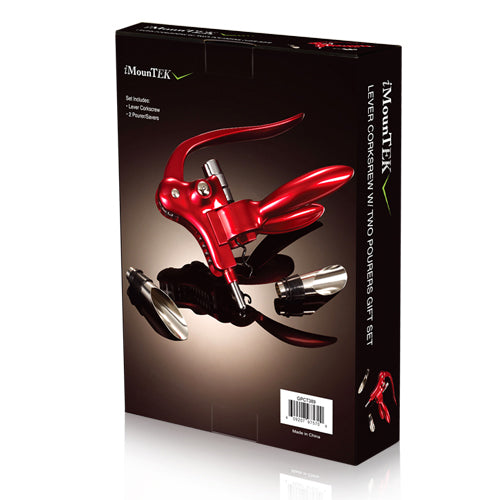Rabbit Corkscrew Wine Opener Set with Pour Spouts - 3 Piece