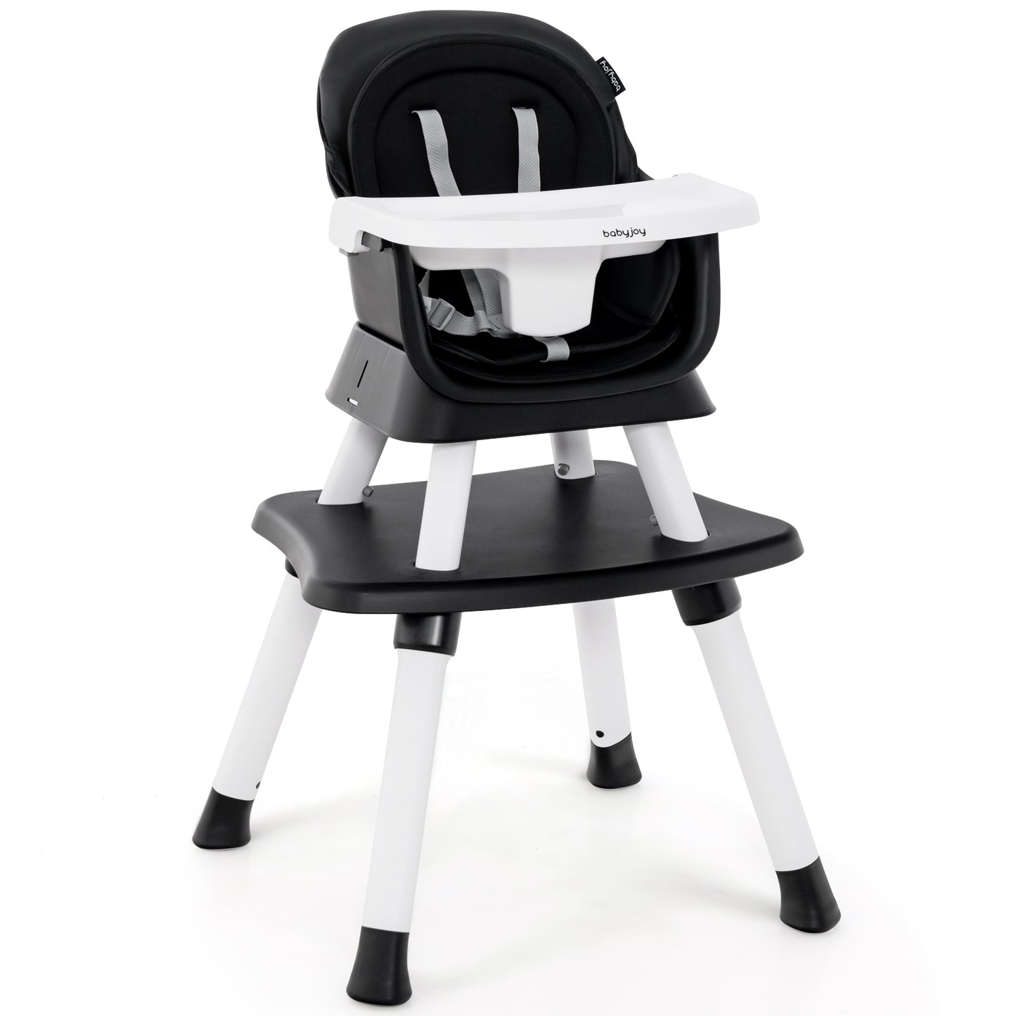 6-in-1 Convertible High Chair with Adjustable Tray