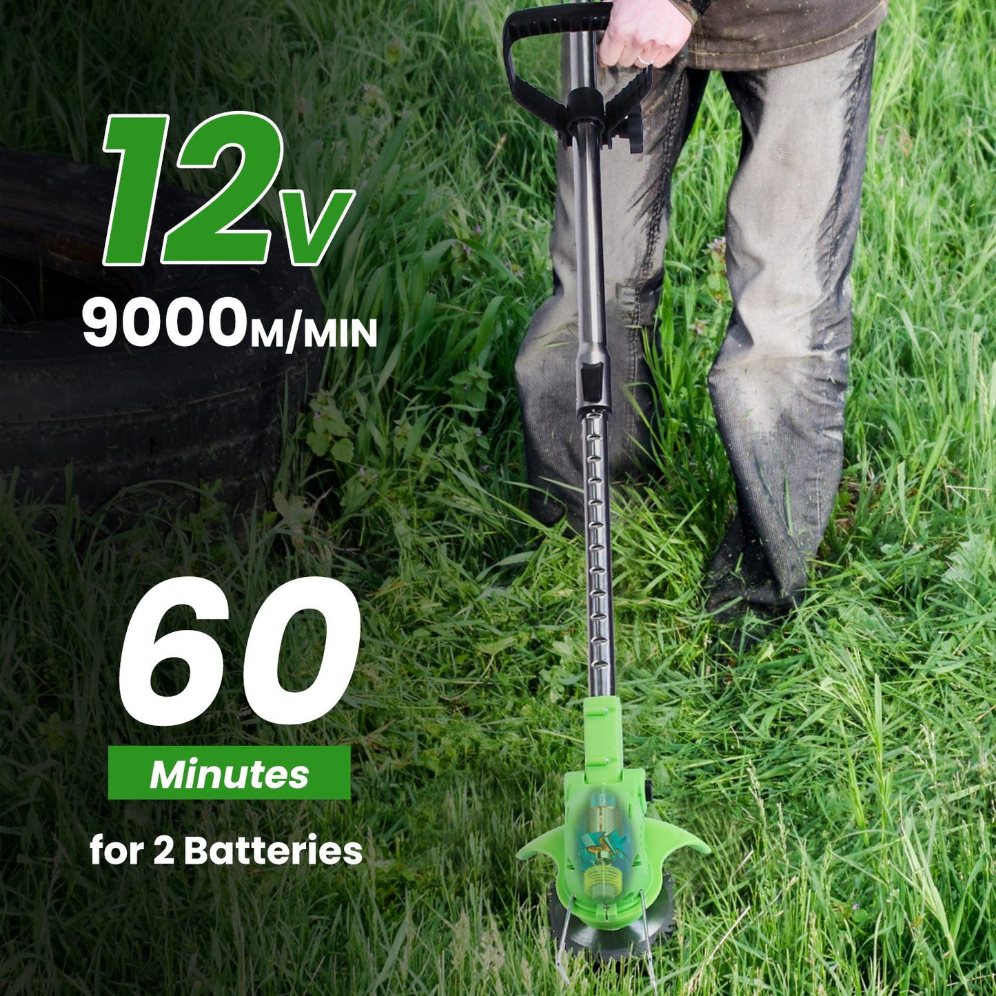 Grass Trimmer Blade Set - 14 Piece Replacement Accessory Kit