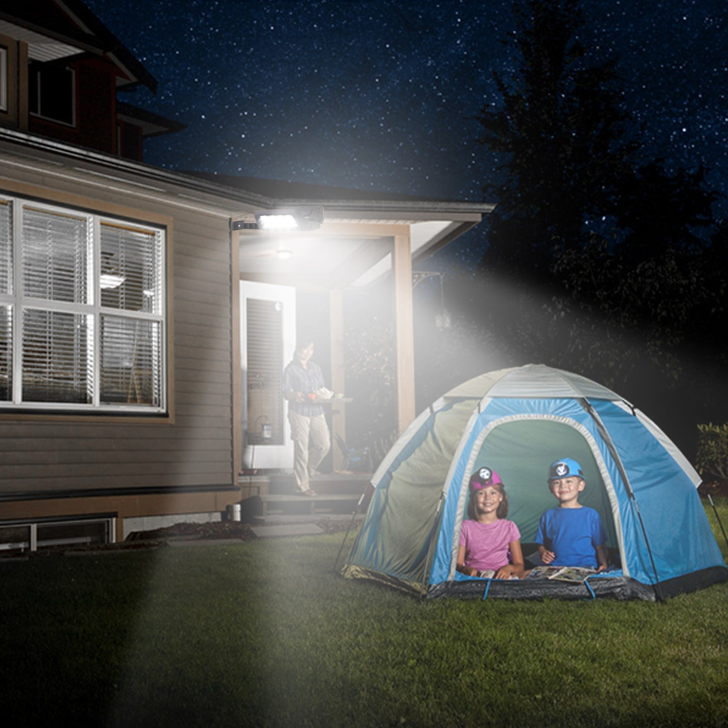Solar Wall Light with Motion Sensor and Remote Control