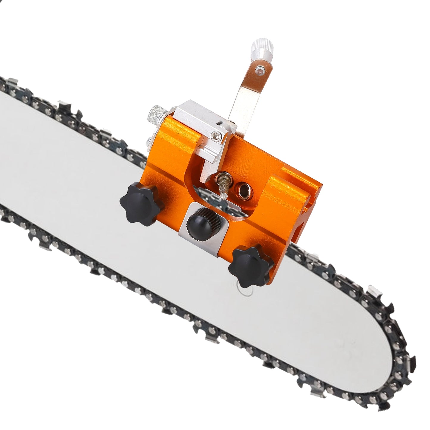 Chainsaw Sharpening Kit with Hand Crank for 6-20" Saws