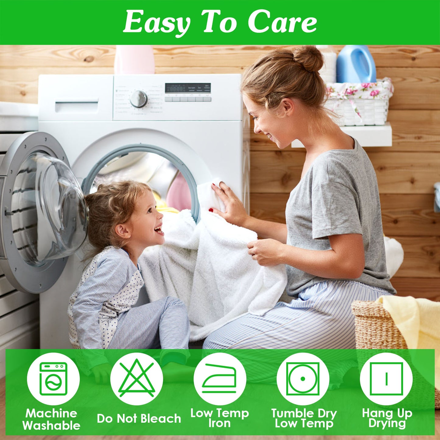 Waterproof Mattress Protector Full Size Cotton Breathable