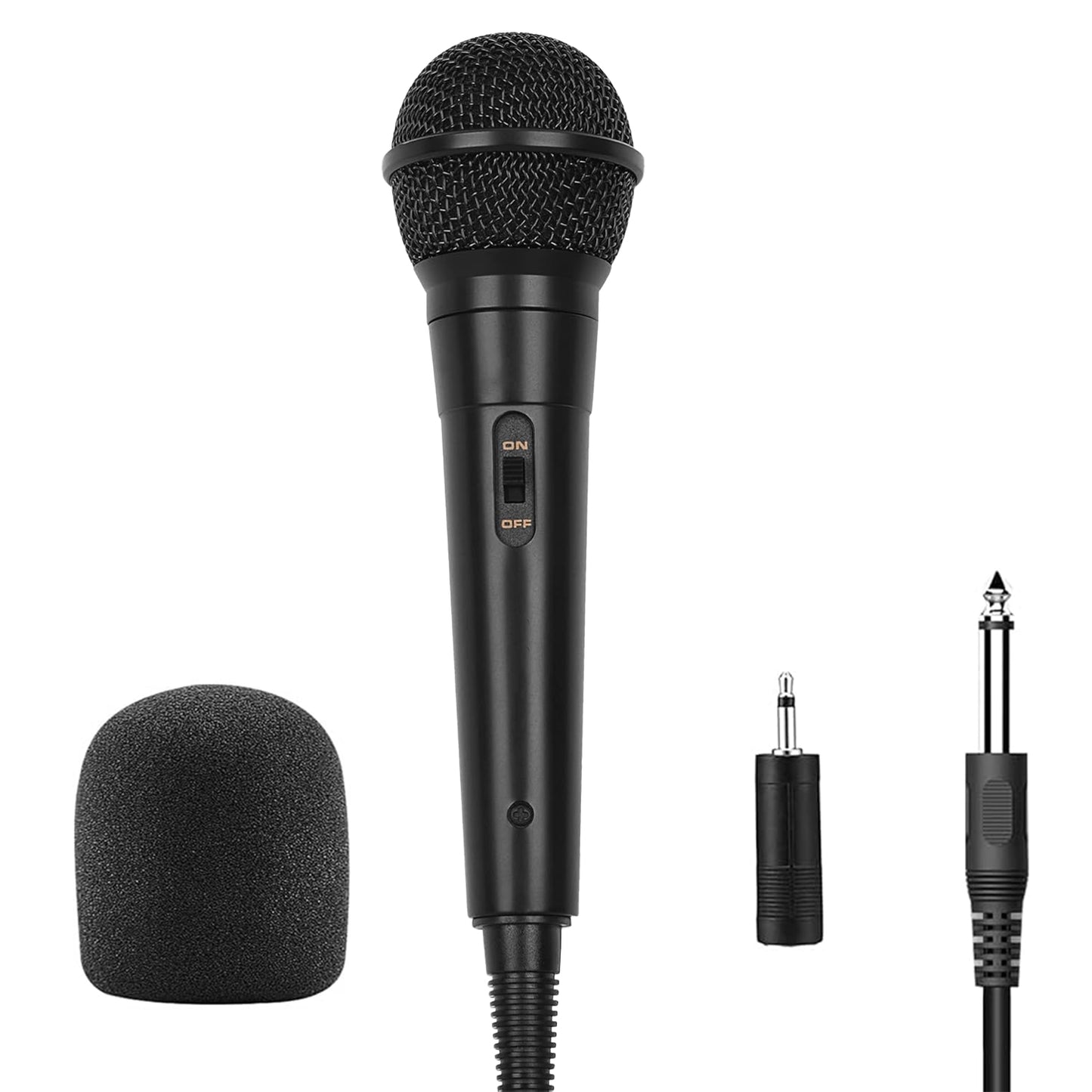 Handheld Dynamic Microphone with 13ft Cable & On/Off Switch