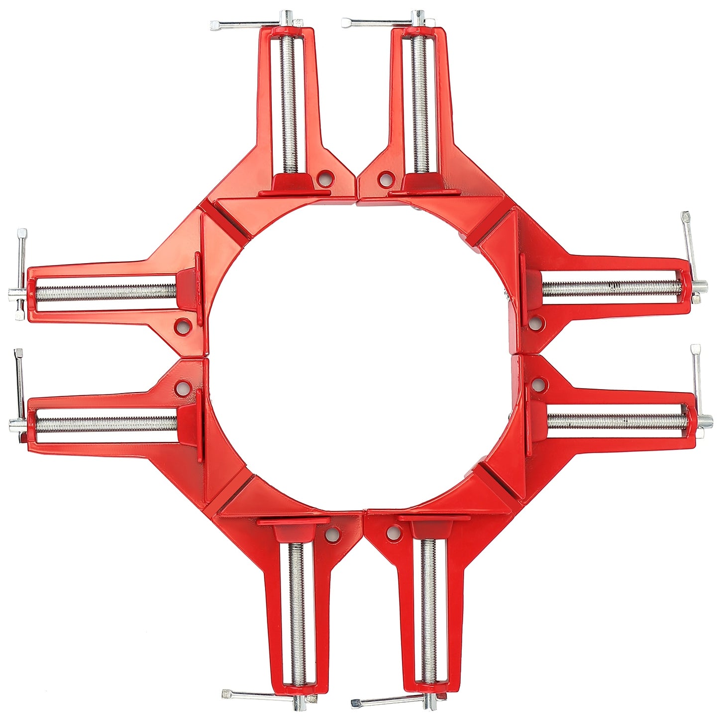 90 Degree Corner Clamps for Woodworking - 4 Pack Aluminum
