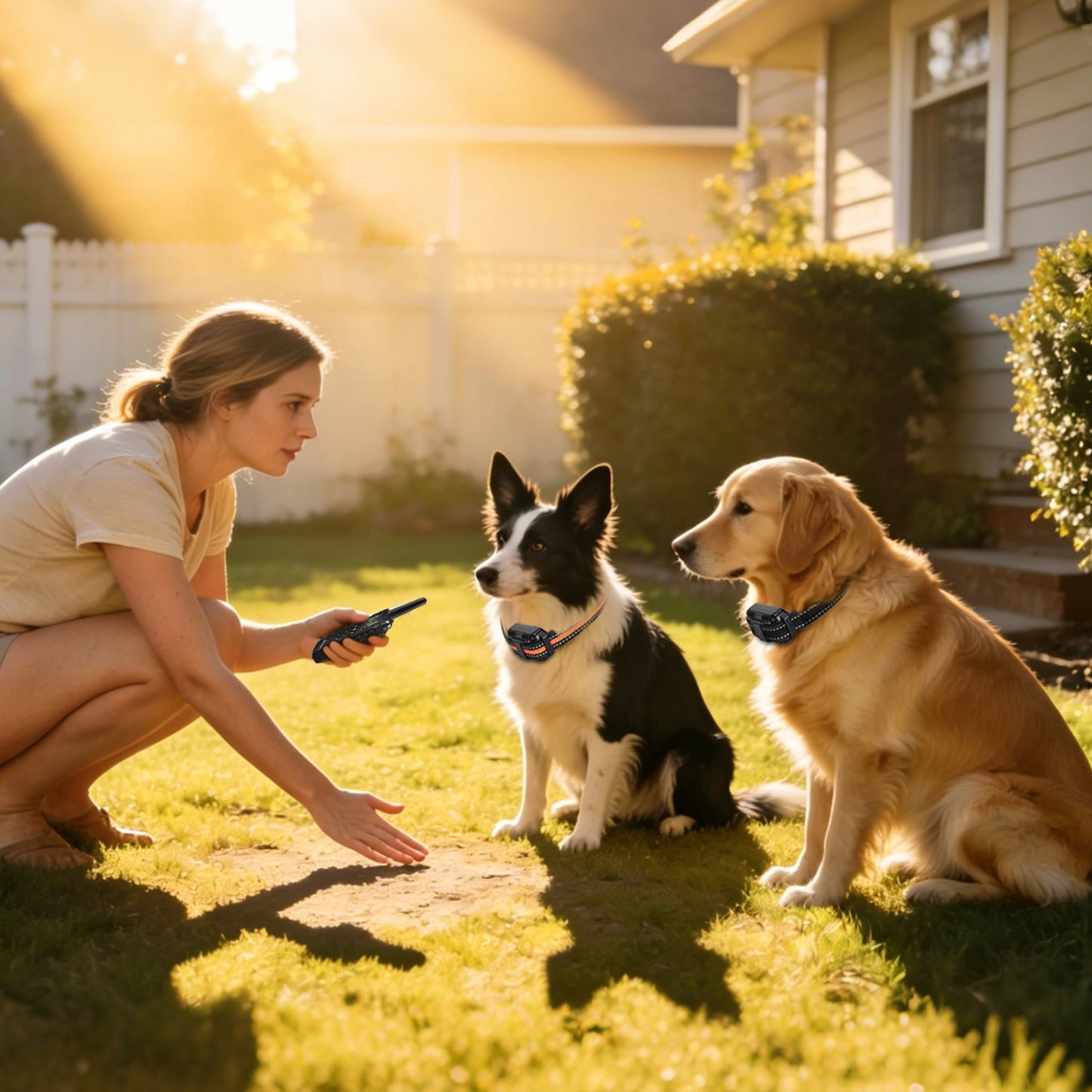 Dog Training Collar Receiver with Adjustable Belt IP67 Waterproof