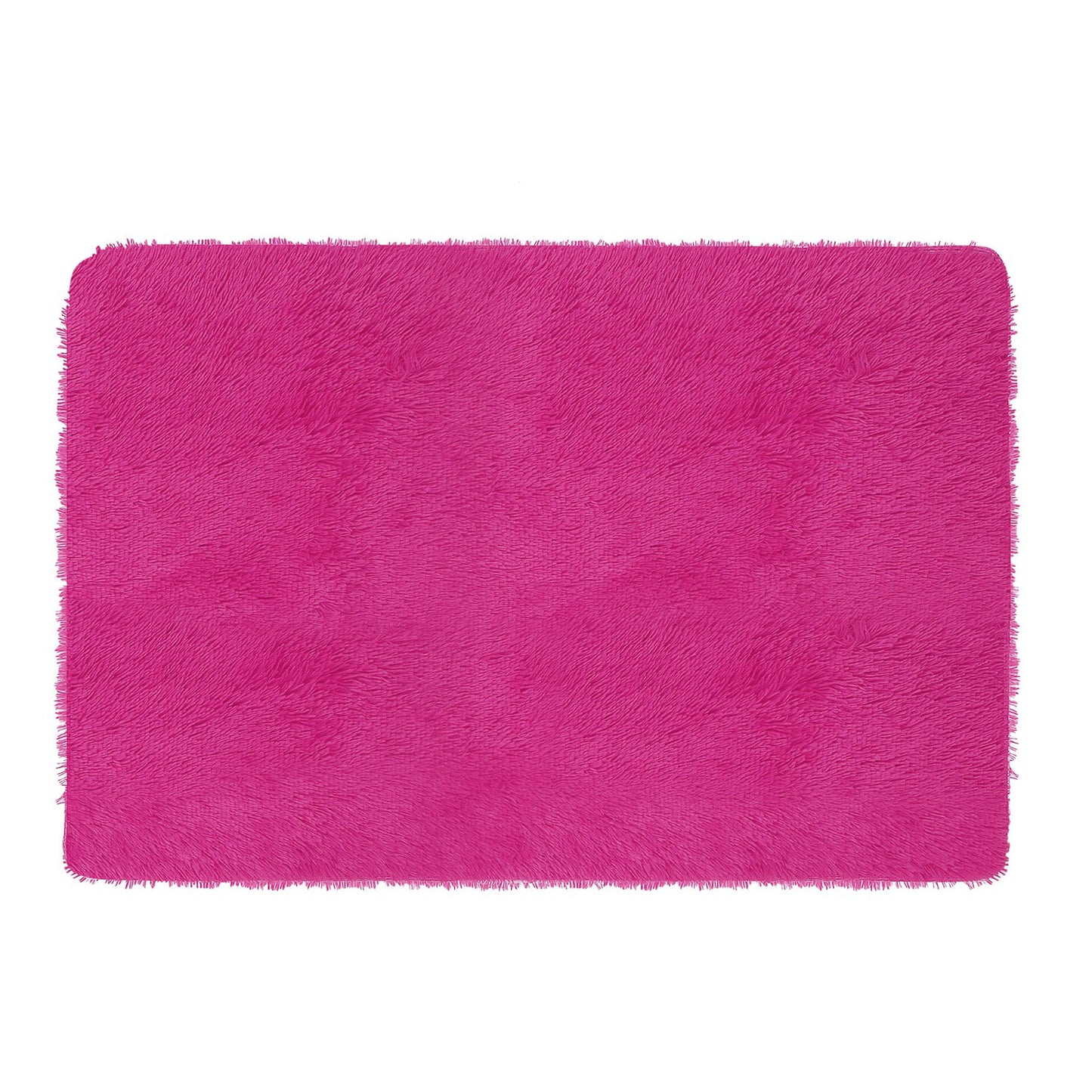 Shaggy Area Rug 4' x 2.6' Anti-Slip Soft Polyester Floor Mat