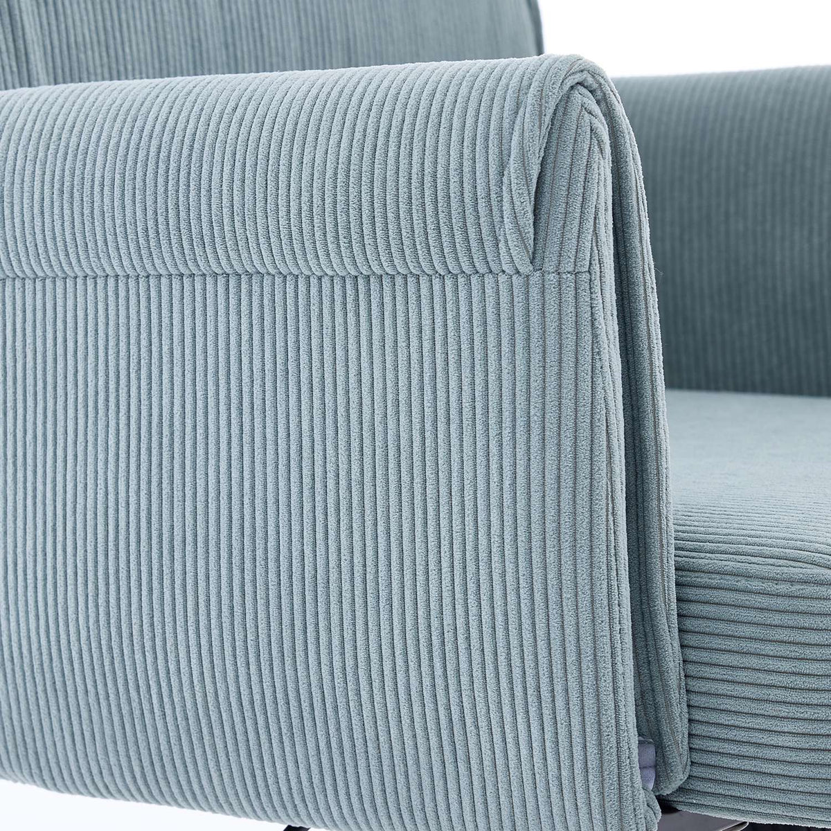 Mid-Back Velvet Office Chair with Memory Foam Cushion