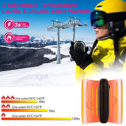 Rechargeable Hand Warmer with Power Bank & Digital Display