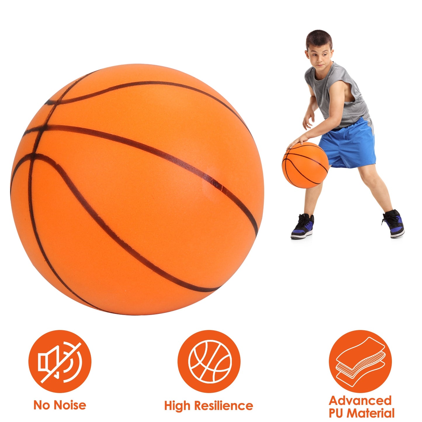 Silent Foam Basketball for Indoor Training