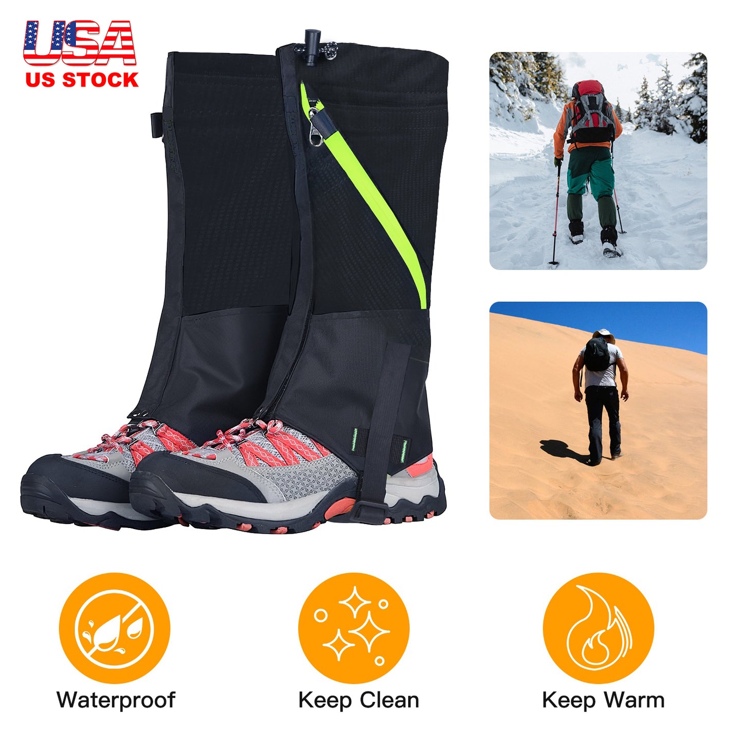 Leg Gaiters Waterproof Snow Boot