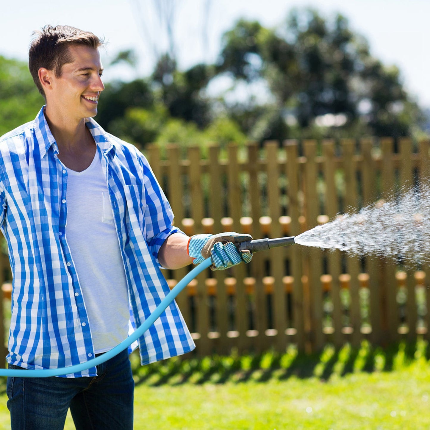 5/8" Heavy Duty PVC Garden Hose - Kink-Free, 500PSI Burst