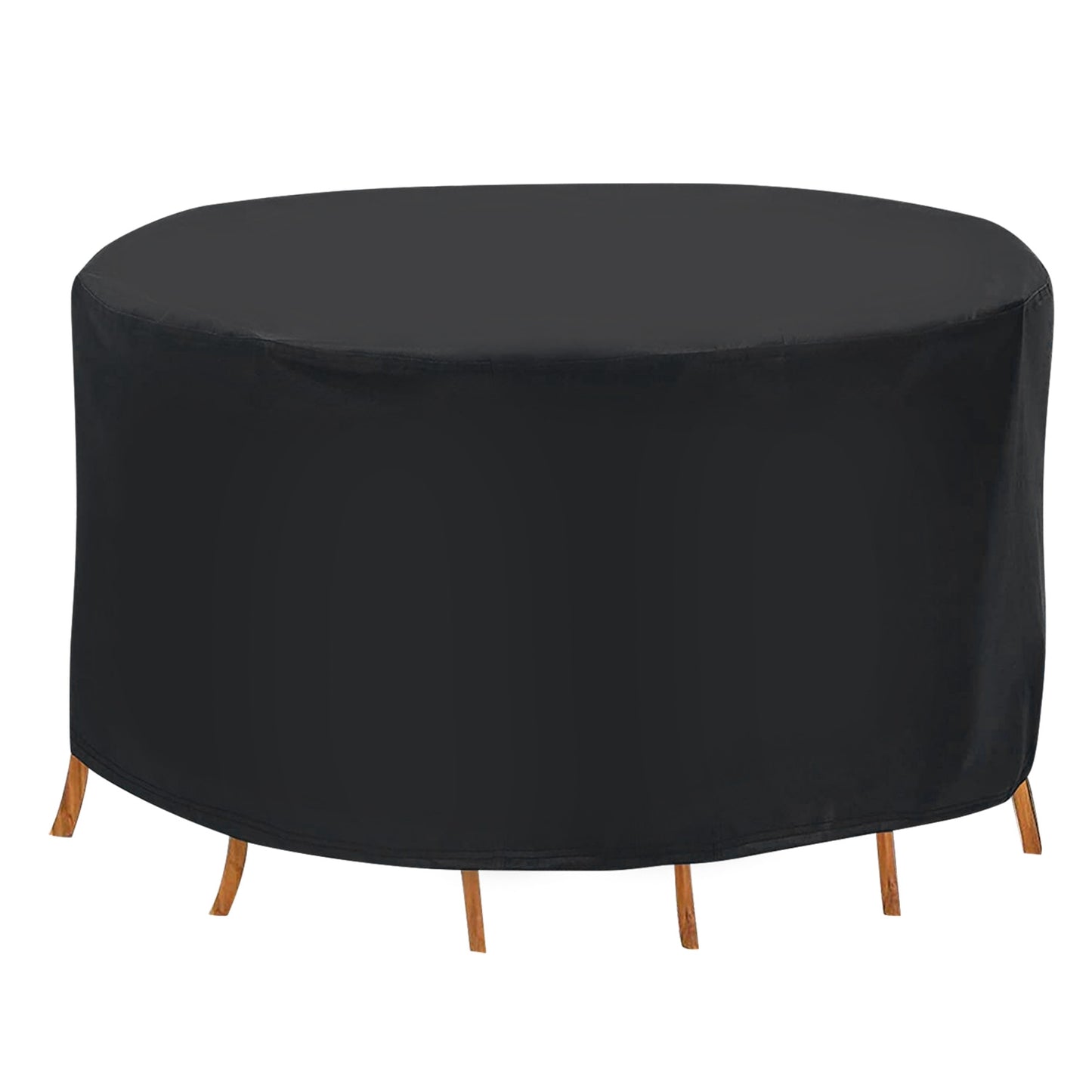 Round Patio Furniture Cover 73x43in - UV & Water Resistant