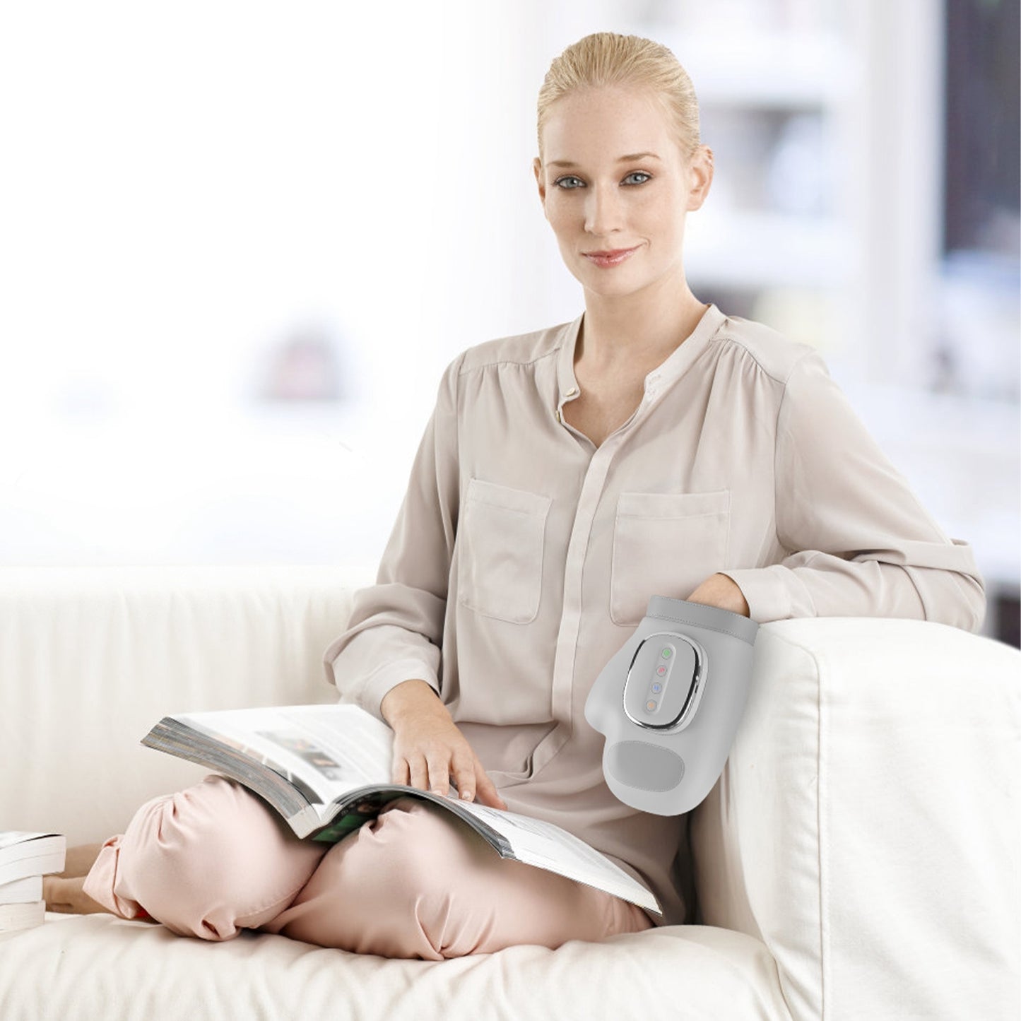 Cordless Hand Massager with Heat & Air Compression