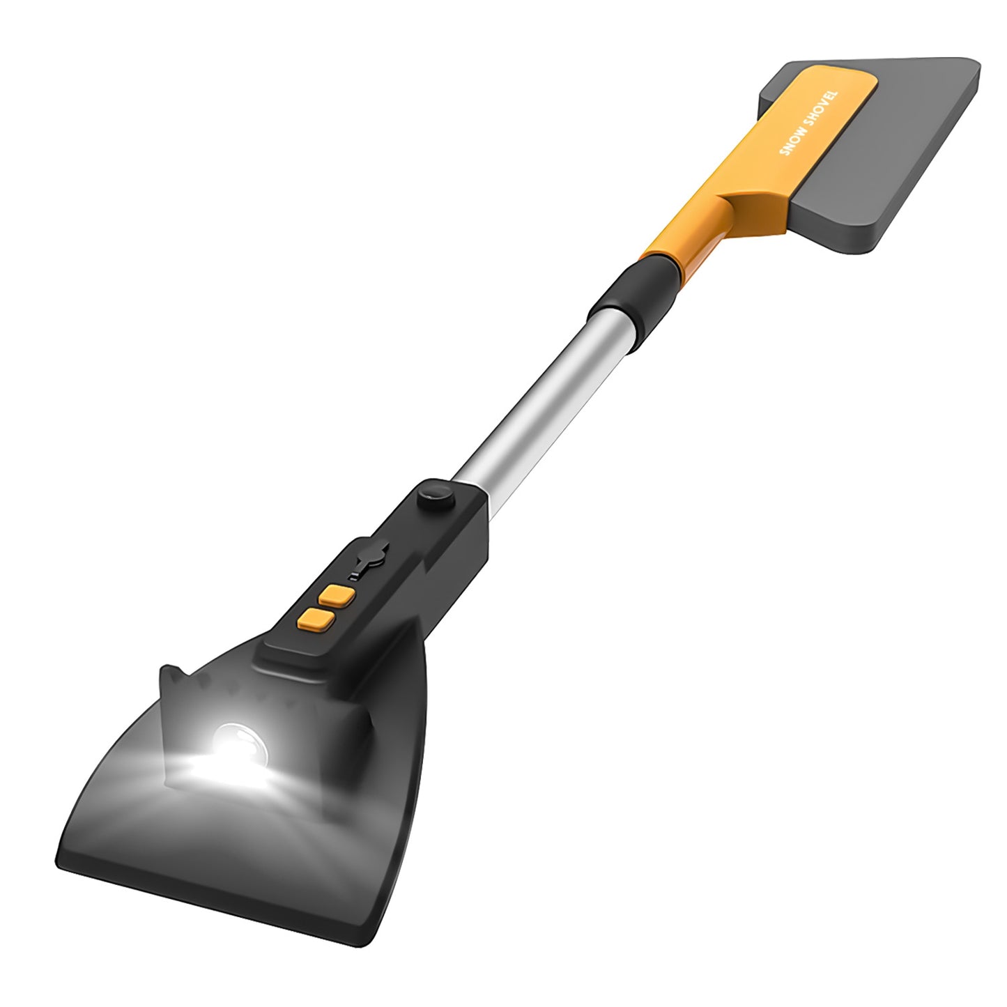 Telescopic Snow Brush with LED Lights and Ice Scraper