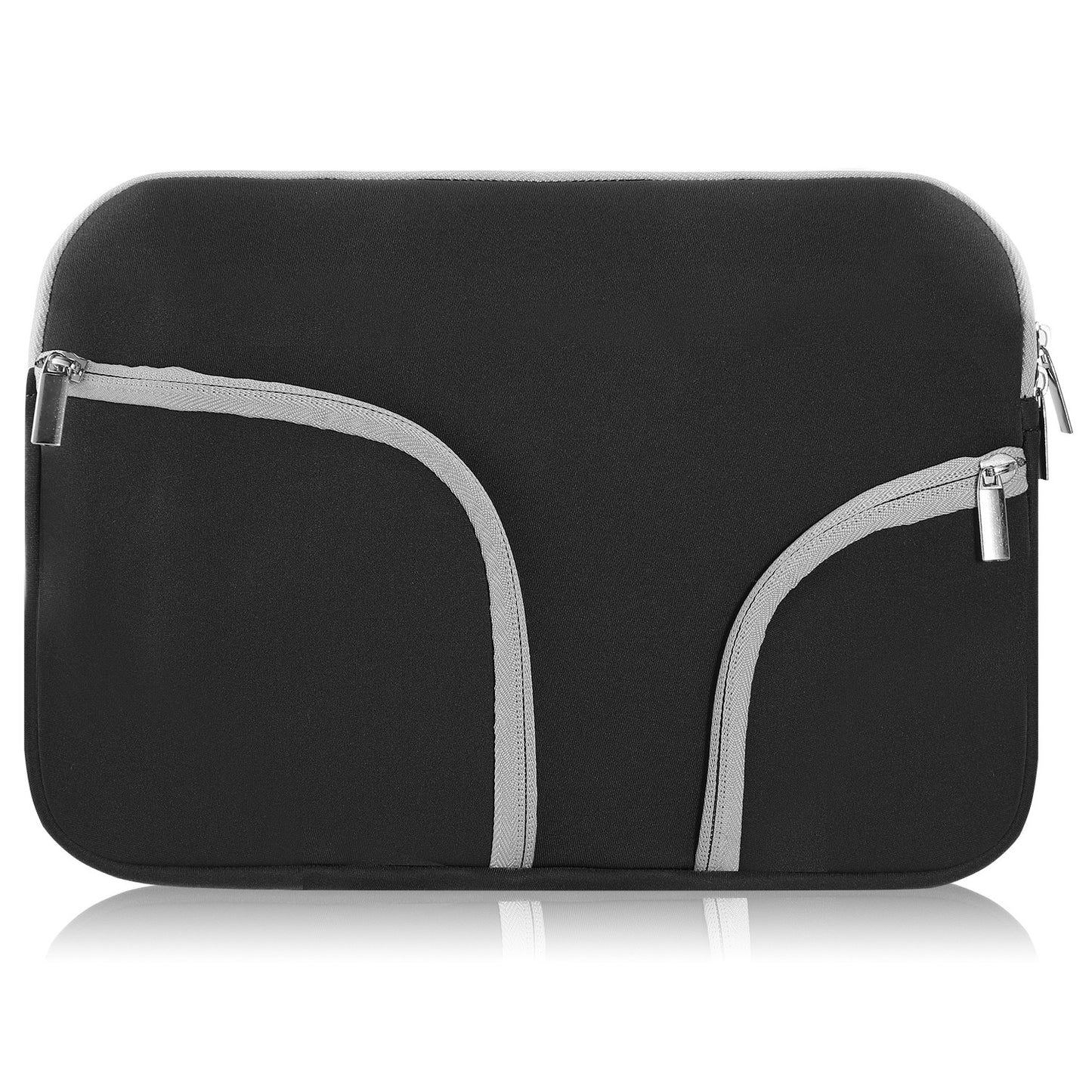 Laptop Sleeve Bag with Front Pockets - Neoprene Protection