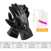 Unisex Leather Winter Warm Gloves