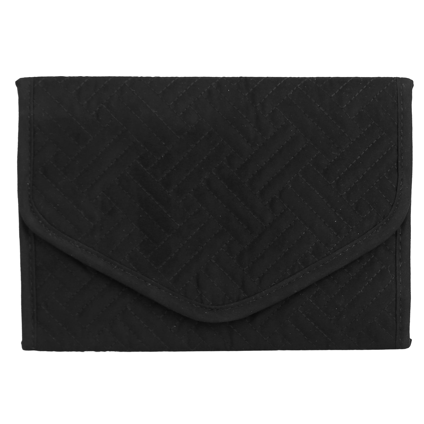 Travel Jewelry Organizer Case - Foldable Roll Storage Bag