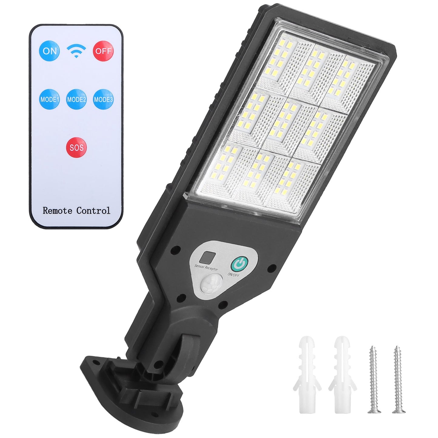 Solar Wall Light with Motion Sensor and Remote Control