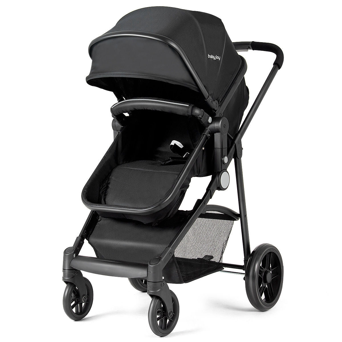 2-in-1 Foldable Baby Stroller with Reversible Seat